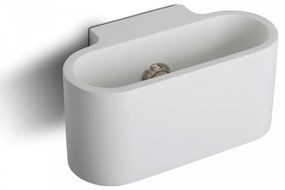 Applique da Parete LINEAR in Gesso Pitturabile G9 Materiale Gesso