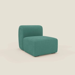 BonBon modulo centrale 70 cm – Poltrona o elemento componibile in tessuto smacchiabile T23 verde acqua