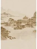 Jannelli & Volpi Carta da parati panoramica Kaisui - Sepia Panel 4