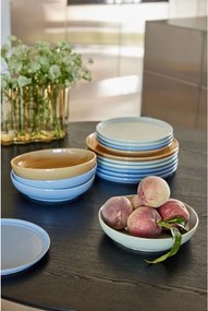 Piatto piano color crema in gres ø 28 cm Amare - Hübsch