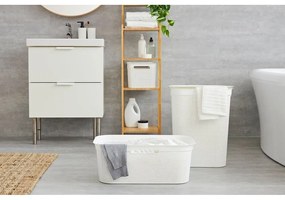 Cesto per biancheria in plastica bianca 50 l Brisen - Rotho