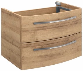 Mobile da bagno sotto lavabo PELIPAL Image rovere L 70 x H 48 x P 48 cm 2 cassetti, lavabo non incluso