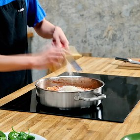 Padella in acciaio inox con coperchio ø 28 cm tegame Lucca 3.0 – FABINI