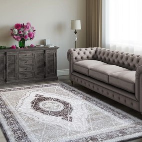 Esclusivo tappeto marrone in stile vintage Larghezza: 80 cm | Lunghezza: 150 cm
