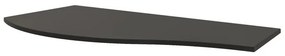 Top per lavabo Vague BADEN HAUS L 103 x H 1.6 x P 51 cm in legno, antracite, dx