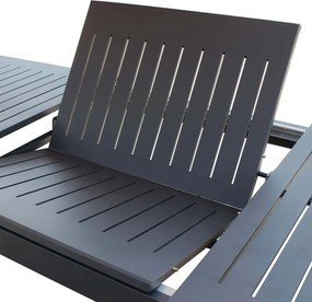 ARGENTUM - tavolo da giardino allungabile in alluminio da 220