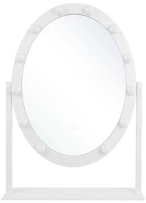 Specchio a LED bianco 50 x 60 cm ROSTRENEN Beliani