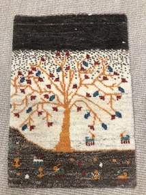 Gabbeh Tappeto persiano 60x40 Rosso (Iran) Annodato A Mano