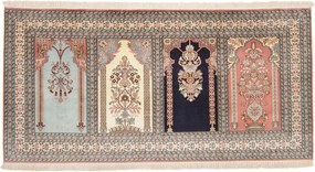 Cashmere Silk Tappeto orientale 90x180 (Indian) Annodato A Mano