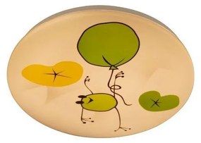 Rabalux 71069 - Plafoniera per bambini FROGGO LED/24W/230V 3000K