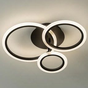 Brilagi - Lampadario a plafone LED dimmerabile ORBITS LED/40W/230V 3000-6500K nero + +TC