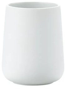 Tazza bianca per spazzolini da denti Nova - Zone