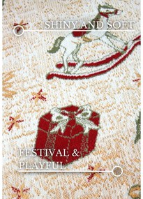 Passatoia verde natalizia in cotone 80x200 cm Toy's Delight Green Christmas - Villeroy&amp;Boch