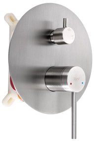 Set doccia da incasso Rea Foss Clif Nickel Brush + BOX