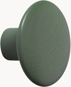 Gancio da parete in legno di quercia Dots, Ø 9 cm