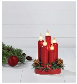 Markslöjd 704017 - Candelabro natalizio HANNA 5xE10/0,06W/230V