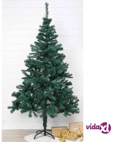 HI Albero di Natale con Supporto in Metallo Verde 180 cm