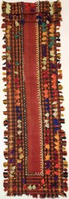 Kilim Tappeto 130x790 Rosso (Iran) Tessuto A Mano