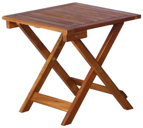 Sdraio 2 pz con tavolo e cuscini in legno massello di acacia