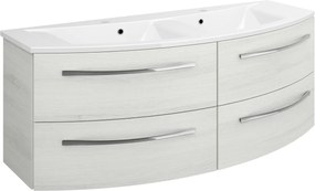 Mobile da bagno sospeso Image di Pelipal L 130 x H 48 x P 48 cm rovere bianco, 4 cassetti