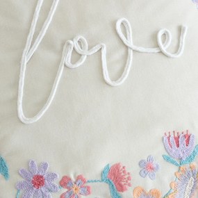 Cuscino decorativo in misto lino 45x45 cm Love – Catherine Lansfield