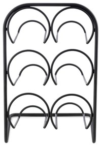 Portabottiglie in metallo per 6 bottiglie - Compactor