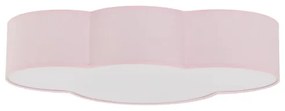 Brilagi - Plafoniera per bambini NIMBUS 4xE27/15W/230V 46x63 cm rosa