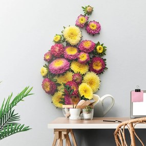 Carta da parati – Tazza piena di fiori