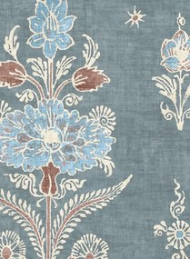 Lewis & Wood Carta da parati Citadel - Blue Almond