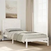 Giroletto Extra Lungo senza Materasso Bianco 100x220cm Massello 3309312