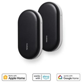 Termostato intelligente e connesso d'appoggio WIFI NETATMO Controllo intelligente climatizzazionex2 nero