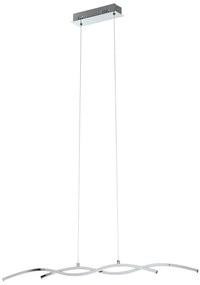 Lampadario LED argentato LASANA 2 – EGLO