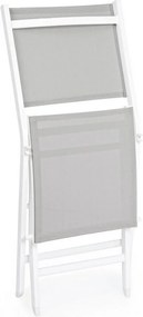 Sedia da esterno bianca in metallo Elin – Bizzotto