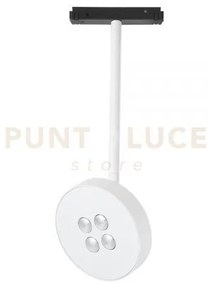 Jesi sp - proiettore led per binario 48v bianco regolabile 3000k 91...