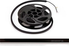 Neon Flex LED Nero 16x16 Free Cut 2.700K - 24V 14W/m IP67 - 10 metri