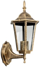 Applique da esterno 1xE27/60W/230V IP44 dorata