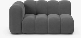 Modulo divano 2 posti Lupine con bracciolo in velluto Venus – L145 cm