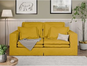 Divano giallo 196 cm Nora – Ropez