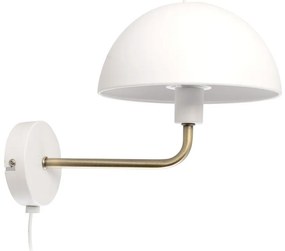 Lampada da parete di colore bianco-oro, altezza 25 cm Bonnet - Leitmotiv