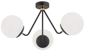 Argon 1478 - Lampadario da parete TOMAR 3xE27/15W/230V nero