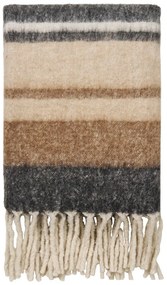 Coperta marrone in misto lana 130x170 cm Carmel – House Nordic