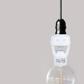 Sensore PIR per lampadina E27 bianco