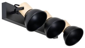 Lindby - Bosko 3 Plafoniera Black Lindby