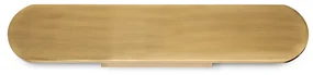 Applique Moderna Echo Metallo Ottone Led 20W 3000K Luce Calda