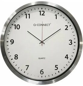 Orologio da Parete Q-Connect KF11216 Bianco Ø 50 cm Plastica Metallo/Plastica