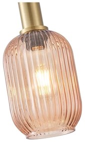 Lampadario a sospensione con filo 1xE27/15W/230V marrone pr. 13 cm