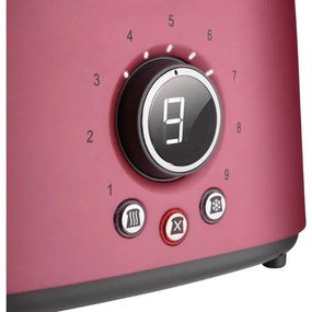 Sencor - Tostapane con due fessure e funzione di riscaldamento 1000W/230V rosa