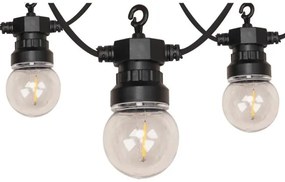 Retlux - Catena decorativa da esterno LED GHIRLANDA G45 10xE27/230V 8m IP44 bianco caldo