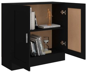 Libreria nera 82,5x30,5x80 cm in truciolato