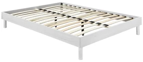 Rete a doghe 160 x 200 cm Bianco - MUCHIGAN di YSMÉE